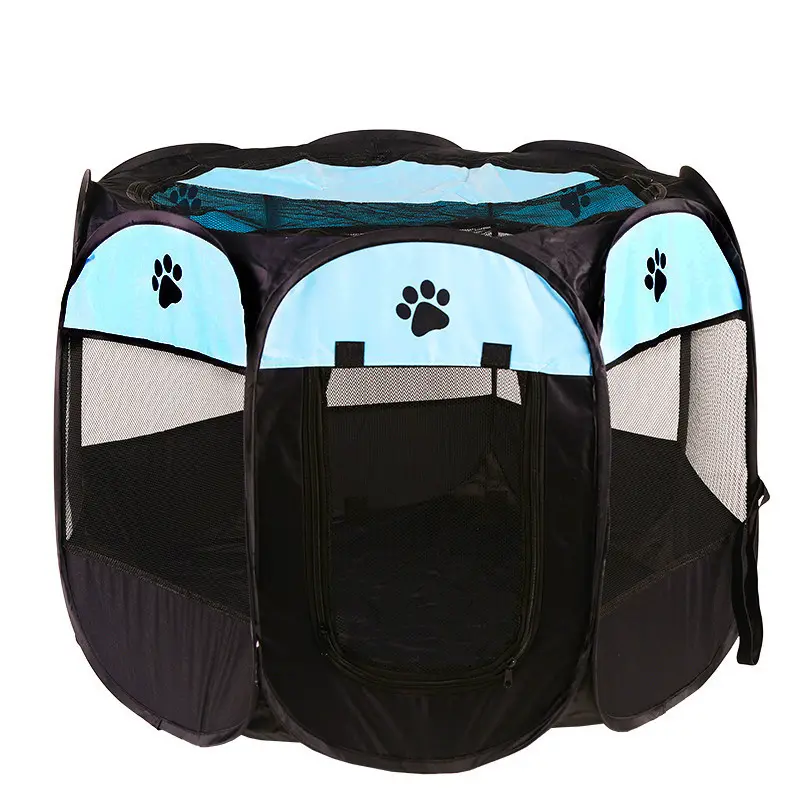 eight corners fence expandable scratch resistant outdoor pet cat cages bag extra spacious foldable puppy carrier playpen house