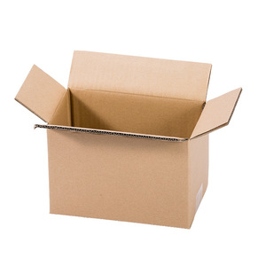 Kahverengi kraft karton kutu karton ambalaj oluklu küçük kutu ambalaj karton kutuları ambalaj için e-ticaret nakliye - Product Image 4