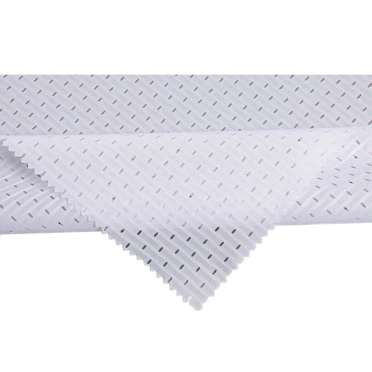 Tissu de drapeau blanc de maille de sublimation ignifuge pour l'impression de sublimation