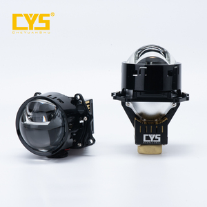 Quảng trường mới công suất cao 12V 6000K kép Led Laser ống kính máy chiếu xe ánh sáng - Product Image 4