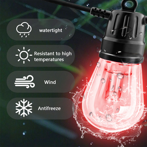 IP68 Multifunktion sparty mit festlichen Glühbirnen Weihnachts dekoration LED-Licht RGB String Glühbirne Geeignet für Camping - Product Image 5