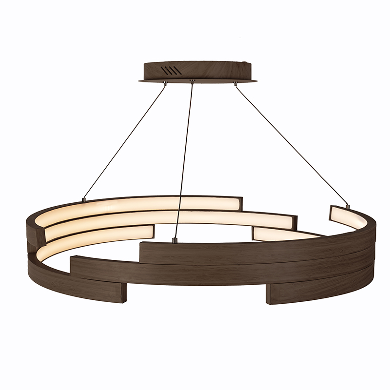 Simple ceiling Modern circle indoor led pendant light modern chandelier lamp for hotel