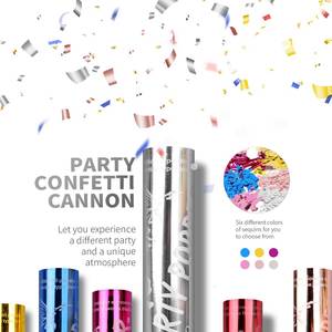 40 ، مصنع بيع بالجملة ، أنابيب زهور دوارة ، حلويات الزفاف ، مدفع محمول باليد ، بوبر حفلات لحفلات الزفاف ولوازم الحفلات - Product Image 2