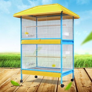 Özel Logo açık Hoei kuş kafesi büyük pirinç kuş kafesi Perrot kafesleri taşıyıcılar evleri kuş/ - Product Image 3