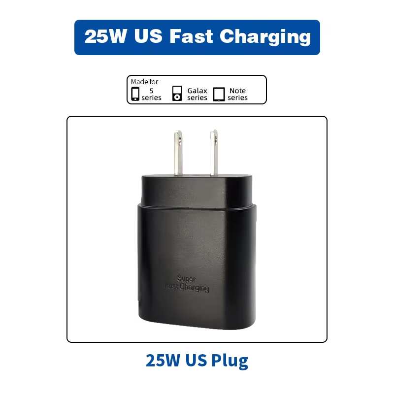 25W US Plug(Black)