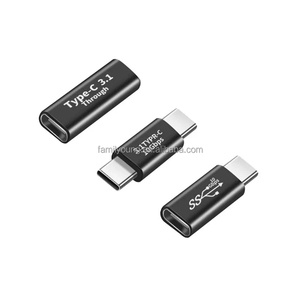 <strong>USB</strong> <strong>3.1</strong> <strong>Type</strong> <strong>C</strong> <strong>Adapter</strong> Converter <strong>USB</strong> <strong>C</strong> Charge Data Sync Extension <strong>USB</strong> <strong>C</strong> Female to Male Connector for PC Laptop Tablet - Product Image 1