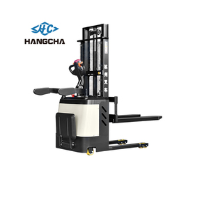 HANGCHA 2 Ton elettrico Pallet Stacker a piedi carrello elevatore tutto carico elettrico scarico 2 metri 3 metri sollevato nuovo per largo - Product Image 3
