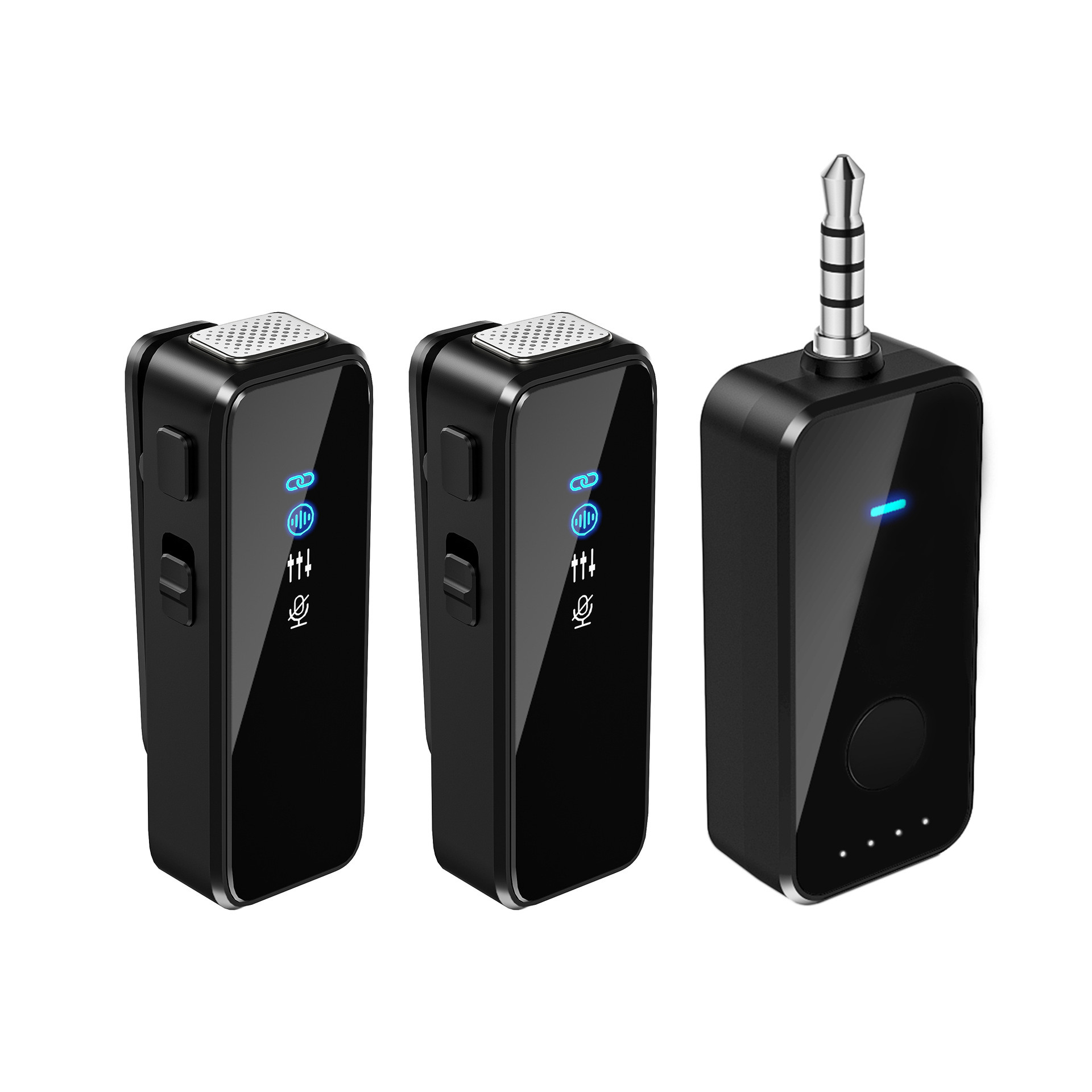 1 faire glisser 2 double mic 3.5 interface