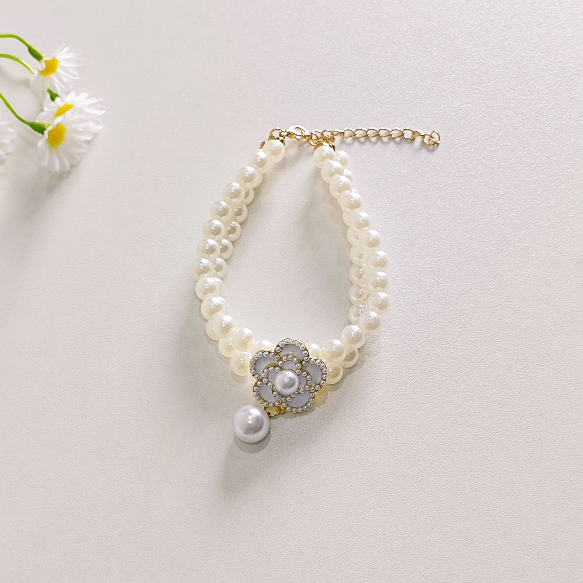Camélia double blanc