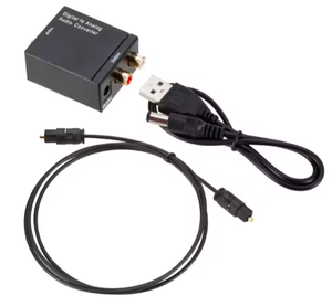<strong>RCA</strong> 3.5mm <strong>Optical</strong> SPDIF Toslink to Analog Stereo Converter with Power Adapter <strong>Audio</strong> <strong>Digital</strong> to Analog Converter for PS3 - Product Image 2