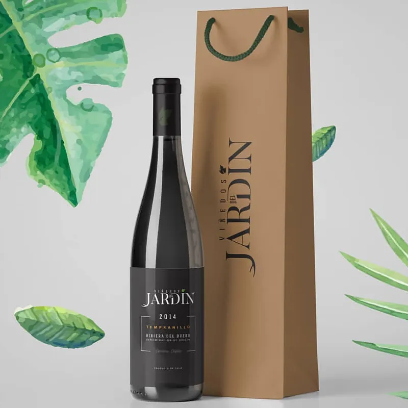 Wholesale Luxury Reusable Single Double Black Bulk Wine Bottle Paper Bag Cardboard Paper Wine Bottle Bags with Handles