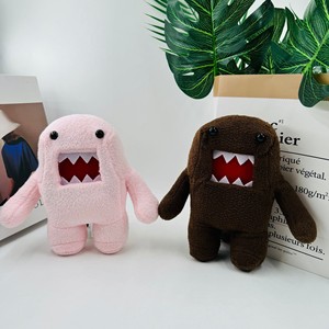 Kawaii Domokun peluş oyuncaklar bebek komik <span class=keywords><strong>domo</strong></span>-kun peluş yastık yumuşak dolması hayvanlar oyuncaklar çocuklar için Xmas hediyeler