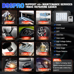 XTOOL D9S Pro Ecm Programmier werkzeug Remote Key Decoder Programmierer Obd Scanner 45 All-in-One-Diagnose gerät für alle Autos zurücksetzen