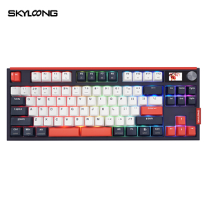 Memphis Theme Keyboard Skyloong GK87 Key Pro TKL Keyboard Caja de regalo Wireless Pudding Keycaps Pantalla de 1,7 pulgadas para Mac/Win System - Product Image 2
