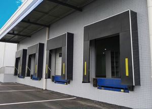 Aluminium legierung Rahmen Industrie maschinen Dichtungen PVC Container Logistik Be-und Entladen Boarding Bridge Shed - Product Image 5