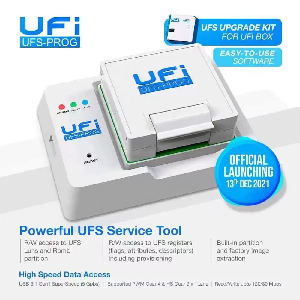 UFS-PROG UFI (avec BGA254, BGA153)