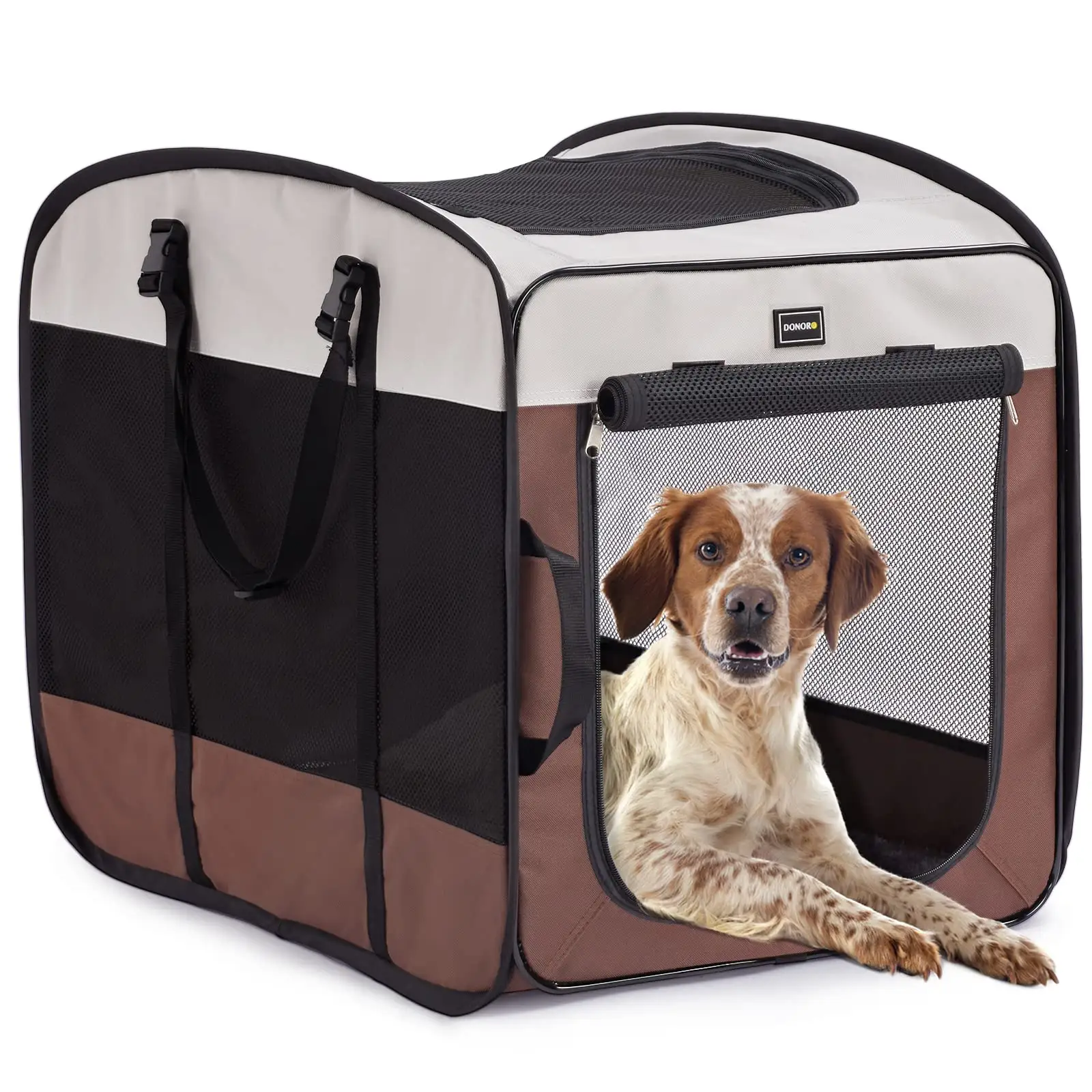 Boîte de voyage pliable Portable Pop Up à l'intérieur, sac pour chat à face souple, Cage pour animaux de compagnie, chenils et caisse pour chiens et chats