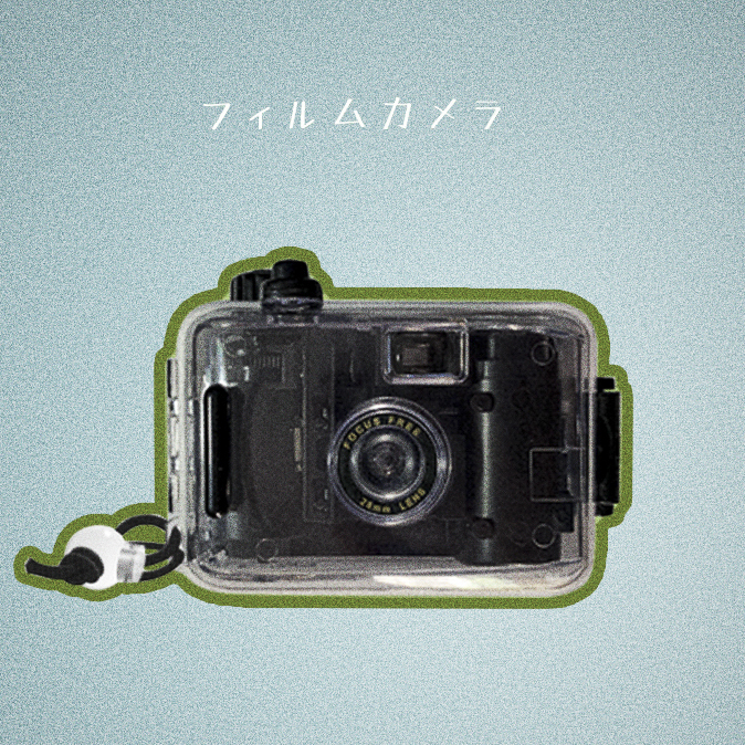 Transparent body black waterproof case