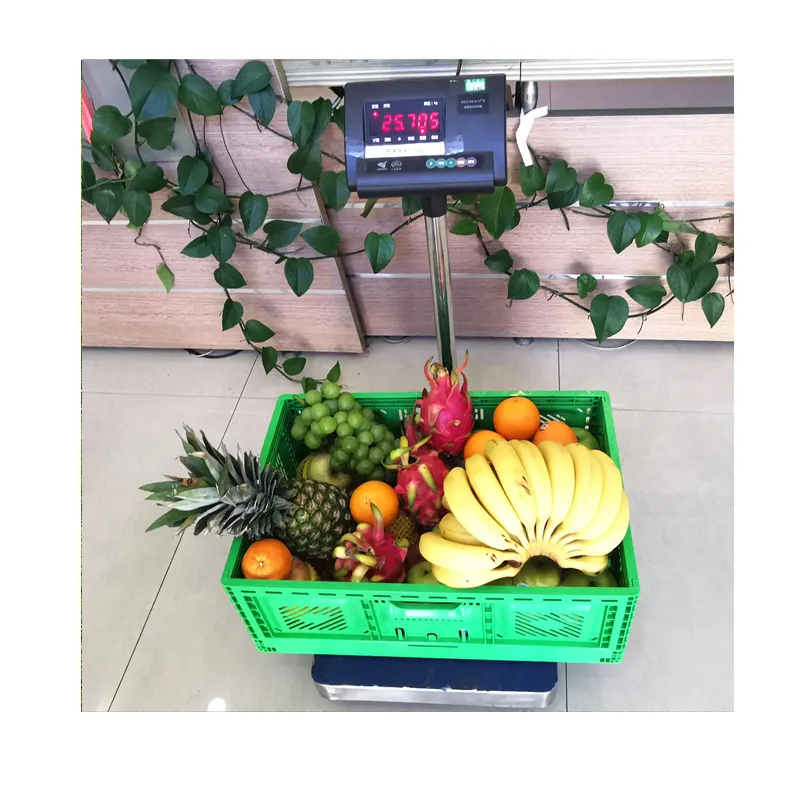 Boîte pliable en plastique, de haute qualité, pour fruits et légumes
