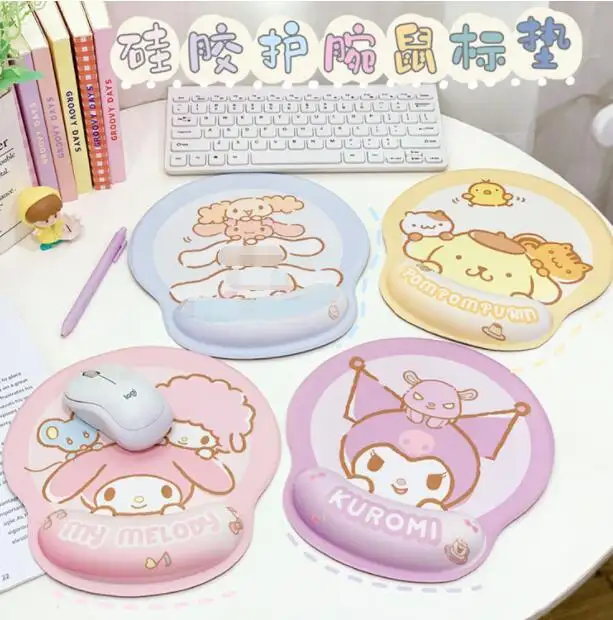 Ruunjoy Sanrio sanmi Pompompurin kawaii karikatür mouse pad sevimli benim melodi kaymaz ped konut ofis taşınabilir kalınlaşmış el