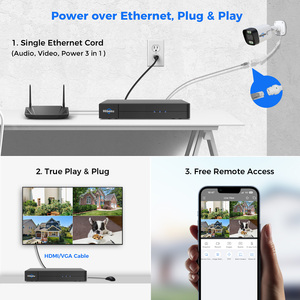 Hiseeu 5MP rilevamento del veicolo audio bidirezionale Cctv Set sistema di allarme telecamera di sicurezza esterna sistemi di sorveglianza Ip a 16 canali - Product Image 6