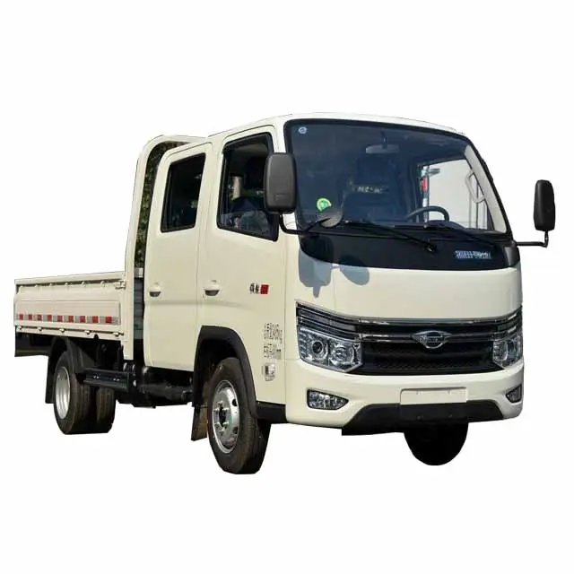 FOTON S1 4X2 122HP anma yükleme 1.5 ton 5.6 m uzunluk kargo kamyon benzinli motor hafif kamyon 4 silindir hattı