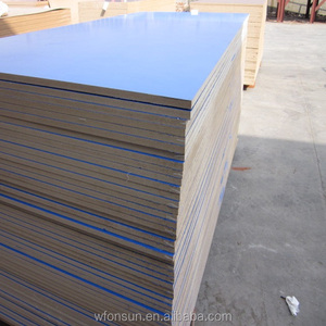 Pink One Side White Melamine MDF Plate E1 Standard Indoor Decorative Panels Wood Fiber Hardboard with Base Material <strong>Fiberboard</strong>