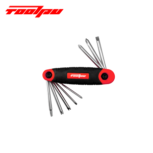 ชุดเครื่องมืออเนกประสงค์แบบท็อกพับได้8ชิ้นกุญแจโค้ง - Product Image 1