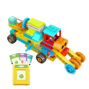 117 Stück STEM Logic Engineering Fahrzeug bausteine Spielzeug DIY montieren karten basierte Programmier getriebe Blöcke Projekt Baukasten