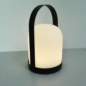 Yosinfo, lámpara de mesa LED con mango de cuero portátil multifuncional, pantalla de plástico, fuente de luz duradera con varios colores - Product Image 2