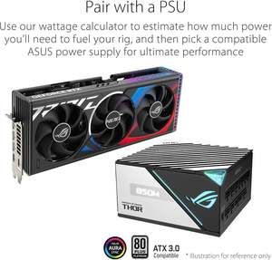 สำหรับ A-SUS ROG Strix GeForce RTX 4080 Super OC Edition 100% คุณภาพสูง PCIe 4.0 16GB GDDR6X dlss 3กราฟิกการ์ด DP OUTPUT - Product Image 4