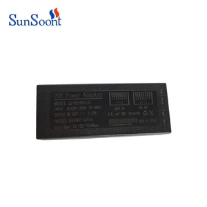 Oem ODM CE RoHs FCC phê duyệt <span class=keywords><strong>PoE</strong></span> Adapter 24V 48V 24W 100Mbps <span class=keywords><strong>PoE</strong></span> phun cho ubnt không dây AP - Product Image 4
