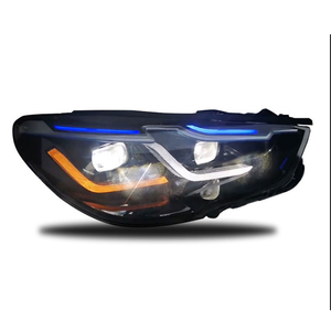 BMW 5-Series GT için SJC otomatik yeni stil F07 528i 535i 2010-2017 farlar meclisi modifiye LED gündüz çalışan dönüş sinyali LED - Product Image 5