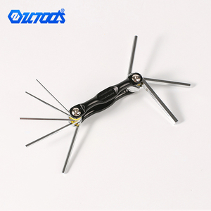 Qixin OEM <strong>8PC</strong> Bicycle Tool Set Hexagon Spanner Folding Tools <strong>Hex</strong> <strong>Key</strong> Wrench Metric Allen <strong>Key</strong> Set - Product Image 4