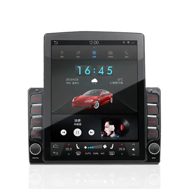 Ihuella bluetooth android автомобильный дисплей с дисплеем, радиоприемник, DVD de voiture 9,7 pulgada, сенсорный экран, системы carplay