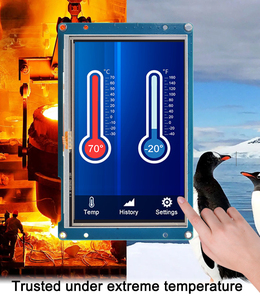 Polcd 5 pollici resistivo Touch Screen TFT LCD ad alta risoluzione 800*480 5 "modulo LCD per arduino