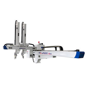 Ad alta velocità cinque assi Servo manipolatore per iniezione pieno servomotore togliere doppio braccio Cnc tornio carico e scarico Robot - Product Image 6
