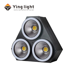ไฟสปอตไลท์ LED 3ตา350วัตต์สีขาวอบอุ่นพร้อมตัวควบคุม DMX512สำหรับโปรไฟล์ดีเจ - Product Image 1