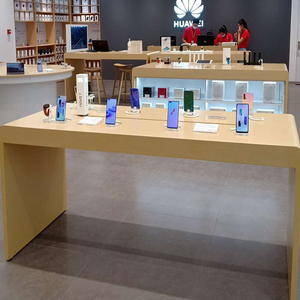 Mesa de exhibición de madera para teléfono móvil, suministro de fábrica, mesa de ordenador con mostrador de experiencia para teléfono inteligente - Product Image 2
