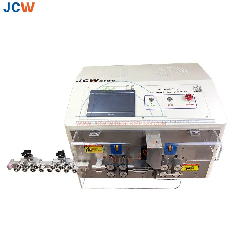 JCW-CS05 otomatik ağır hizmet tipi tel kesme sıyırma elektrik kablosu soyma makinesi