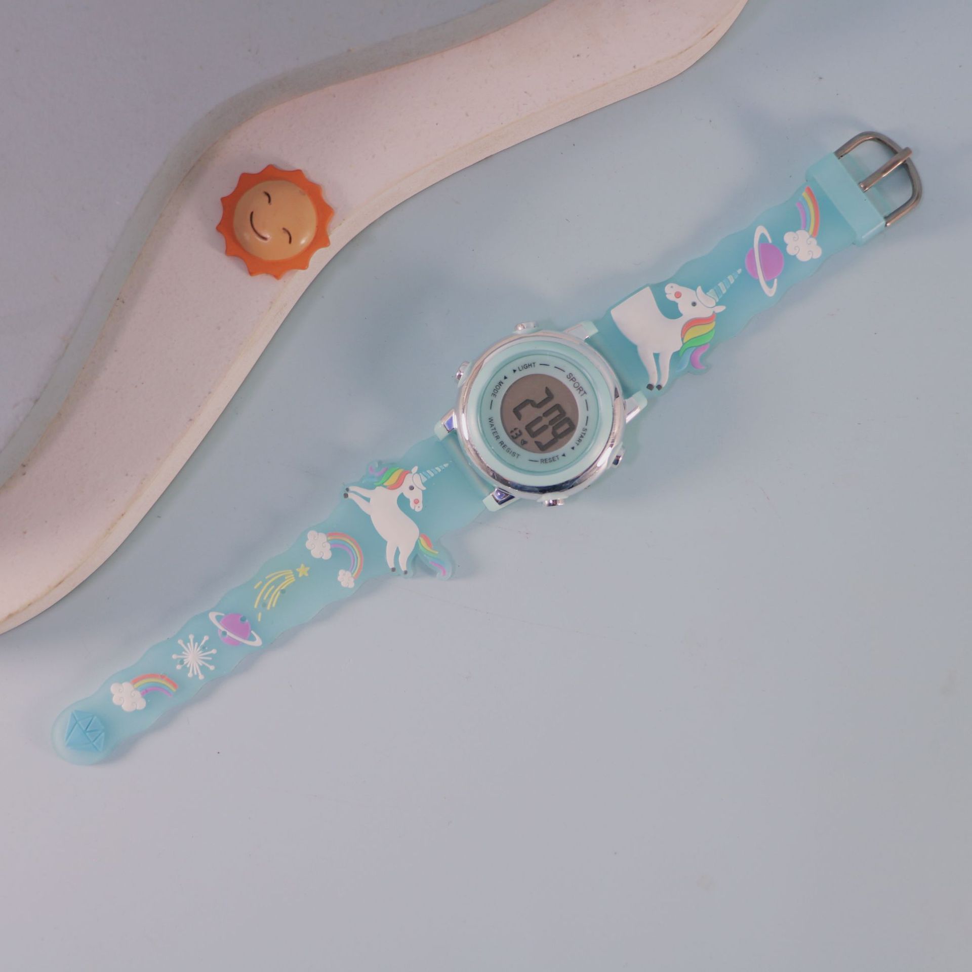 Licorne 2 bleu