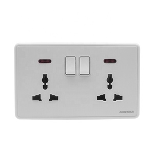 AKKOSTAR Home 2 Way <strong>Switch</strong> 3 Pin <strong>Multi</strong> <strong>Function</strong> Plug WALL <strong>Switch</strong> <strong>Socket</strong> - Product Image 3