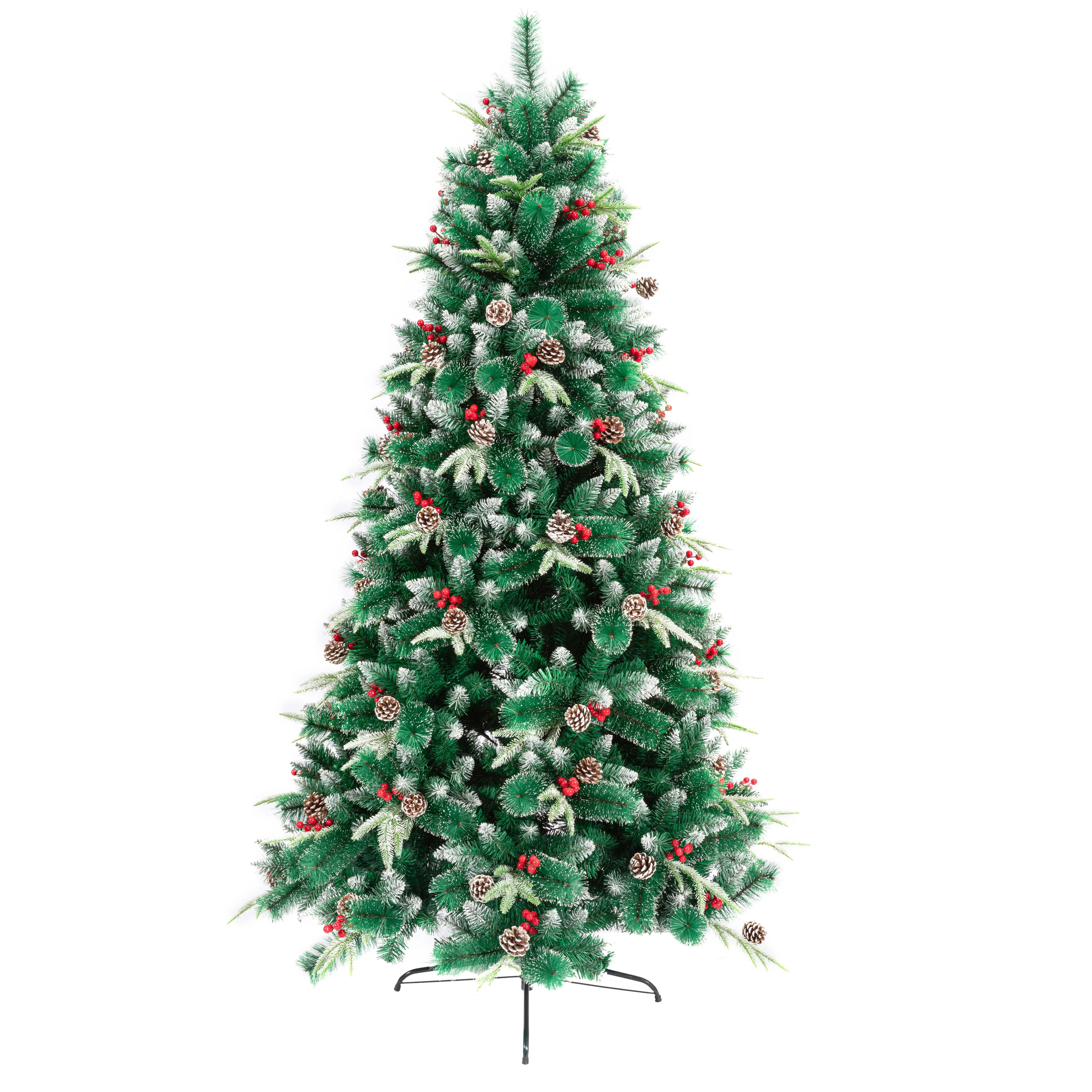 leheyy PVC material simulation spruce Christmas holiday party decoration quick assembly suitable for family interaction