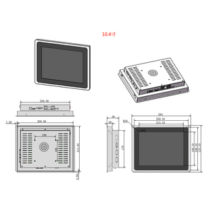 10.4 Inch Capacitive All-in-One Desktop Touch Screen Tablet PC <strong>Embedded</strong> <strong>Computer</strong> in Stock - Product Image 5