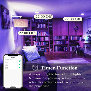 HQ TUYA <strong>Lamps</strong> Smart APP Control <strong>LED</strong> GU10 Home Decor Spot Light Bulbs MR16 for Decorative Light - Product Image 5