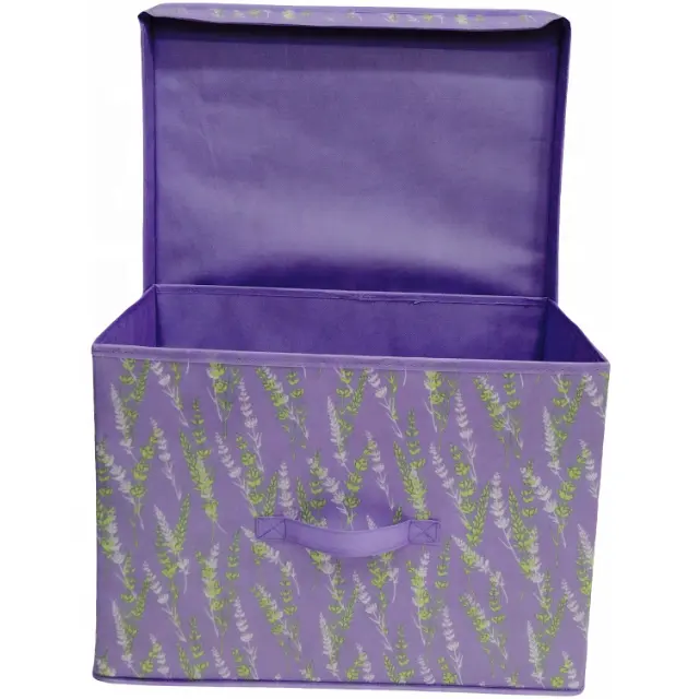 Caja de almacenamiento plegable de cartón no tejido para maletero de coche de tela