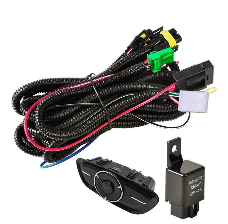 Refitted Fog Lamp Wiring Harness Automotive Fog Light Switch Auto Electrical Wiring Harness for Ford Argo