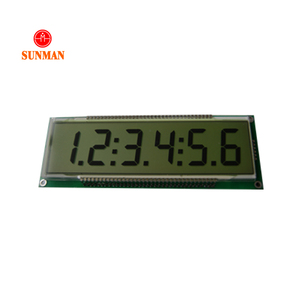 Display lcd monocromatico personalizzato a segmento tn 7 sette segmenti display in vetro lcd a 6 cifre - Product Image 4
