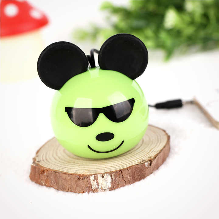 Wholesale Price Outdoor Portable Mini Wired Speaker Music Box Memphis Loud Speaker Round Keychain M115