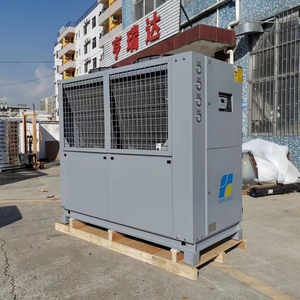 עיצוב חדש <span class=keywords><strong>Chiller</strong></span> מים תעשייתי אפור <span class=keywords><strong>65kw</strong></span> 20ton ציוד מילוי מקורר אוויר